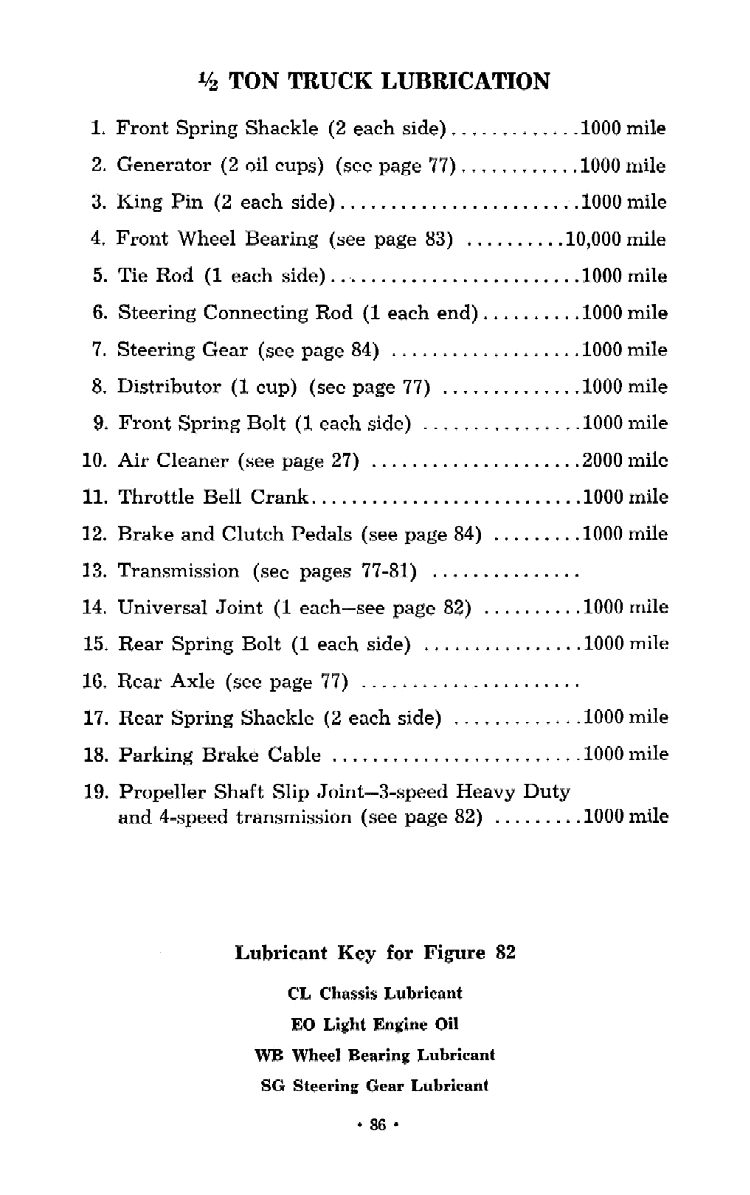 1956 Chevrolet Trucks Operators Manual Page 19